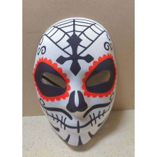 MEXIKÓI Jellegű Díszes Koponya maszk, Halloween felnőtt maszk álarc jelmez jelmez