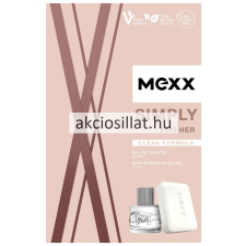 Mexx Simply For Her ajándékcsomag ( EDT 20ml + kemény szappan 75g ) kozmetikai ajándékcsomag