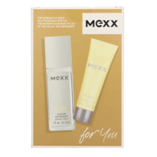 Mexx Women SET: Deo spray v skle 75ml + tusfürdő gél 50ml kozmetikai ajándékcsomag