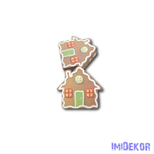  Mézeskalács figura kicsi 5db/csomag 5,5x6cm - Házikó dekorációs kellék