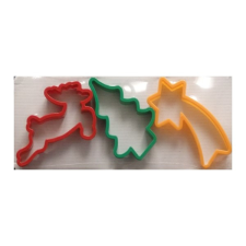  Mézeskalács szaggató 3 db színes sütés és főzés