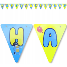 MFP paper Bluey Joke Happy Birthday zászlófüzér 4,5 m (626434) party kellék