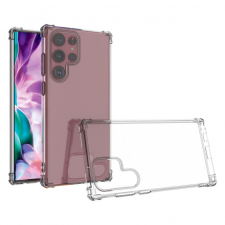 MG Anti Shock Military szilikon tok Samsung Galaxy S22 Ultra, átlátszó tok és táska