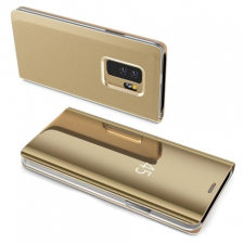 MG Clear View könyvtok Huawei Y5 2019, arany tok és táska