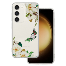 MG Flower tok Samsung Galaxy A13 5G / A04S, white flower tok és táska