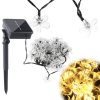 MG Flowers napelemes lánc 50 LED 7m, meleg fehér
