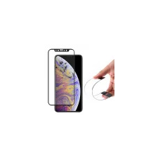 MG Full Cover Flexi Nano Hybrid üvegfólia iPhone 12 mini, fekete mobiltelefon kellék