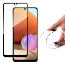 MG Full Cover Flexi Nano Hybrid üvegfólia Samsung Galaxy A42 5G, fekete mobiltelefon kellék