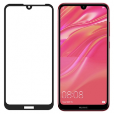 MG Full Glue Super Tough üvegfólia Huawei Y5 2019, fekete mobiltelefon kellék