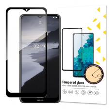 MG Full Glue Super Tough üvegfólia Nokia 2.4, fekete mobiltelefon kellék