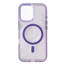 MG Glitter MagSafe tok iPhone 16, lila tok és táska