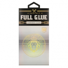 MG Hard Full Glue üvegfólia Huawei P Smart 2021, fekete mobiltelefon kellék