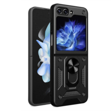 MG Hybrid Armor Camshield tok Samsung Galaxy Z Flip 5, fekete tok és táska