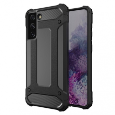 MG Hybrid Armor műanyag tok Samsung Galaxy S22 Ultra, fekete tok és táska