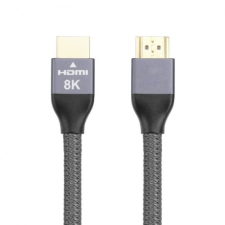 MG kábel HDMI 2.1 8K / 4K / 2K 3m, ezüst kábel és adapter