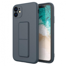 MG Kickstand szilikon tok iPhone 12 Pro, kék tok és táska