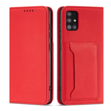 MG Magnet bőr könyvtok Samsung Galaxy A13 5G, piros tok és táska