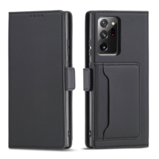 MG Magnet bőr könyvtok Samsung Galaxy S22 Ultra, fekete tok és táska
