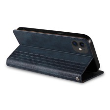 MG Magnet Strap bőr könyvtok iPhone 13 mini, kék tok és táska
