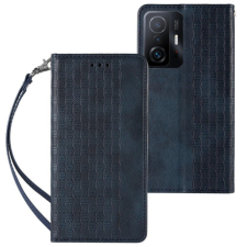 MG Magnet Strap bőr könyvtok Xiaomi Redmi Note 11 Pro, kék tok és táska