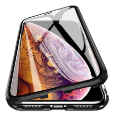 MG Magnetic Full Body Glass mágneses tok iPhone 15 Pro, fekete tok és táska