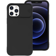 MG Privacy Lens szilikon tok Motorola Moto G60S, fekete tok és táska