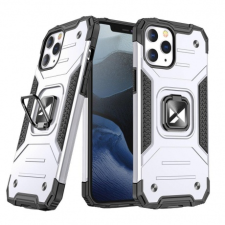 MG Ring Armor műanyag tok iPhone 13 mini, ezüst tok és táska