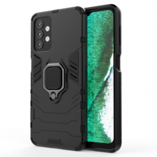 MG Ring Armor műanyag tok Samsung Galaxy A32 5G, fekete tok és táska