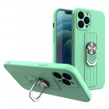 MG Ring szilikon tok Samsung Galaxy A32 5G, zöld tok és táska