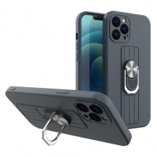 MG Ring szilikon tok Xiaomi Redmi Note 10 / 10S, sötétkék tok és táska