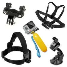 MG Set 9in1 rögzítő szett GoPro SJCAM kamerákhoz sportkamera kellék