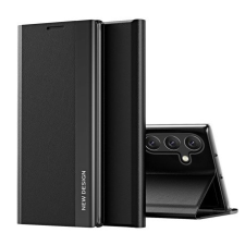 MG Sleep Case Pro könyv tok Samsung Galaxy S25 Edge, fekete tok és táska