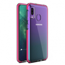 MG Spring Case szilikon tok Samsung Galaxy A20e, rózsaszín tok és táska