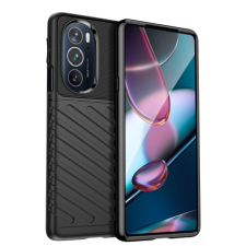 MG Thunder szilikon tok Motorola Moto Edge 30 Ultra / Edge X30, fekete tok és táska