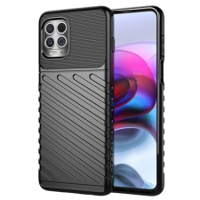 MG Thunder szilikon tok Motorola Moto G100 / Edge S, fekete tok és táska