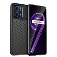 MG Thunder szilikon tok Realme 9 Pro Plus, fekete tok és táska