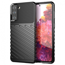 MG Thunder szilikon tok Samsung Galaxy S22 Plus, fekete tok és táska