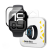 MG Watch Full Glue 2x üvegfólia Apple Watch 10 46mm, fekete
