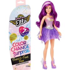 MGA Entertainment Dream Ella Színváltós tündér baba lila parókával (578000EUC) (578000EUC) baba