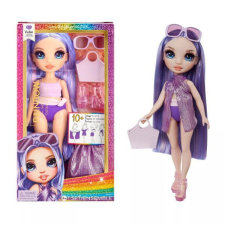 MGA Entertainment Rainbow High: Vízparti divat öltöztethető strandoló divat baba - Violet baba