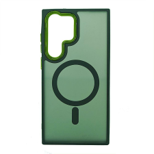 MH Protect Magsafe Samsung Galaxy S25 TPU/PC tok (vezetéknélküli töltéshez) zöld tok és táska