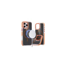 MH Protect SAMSUNG S25 Edge FIBER MagSafe kompatibilis tok narancs tok és táska