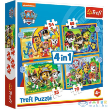 MH Trefl: Mancs Őrjárat Vakáción 4 Az 1-Ben Puzzle - 35, 48, 54, 70 Darabos (MH, 34395) puzzle, kirakós