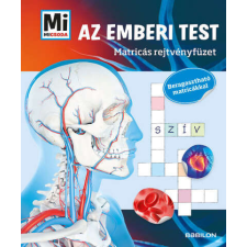 Mi MICSODA - Az emberi test - Matricás rejtvényfüzet - Beragasztható matricákkal gyermek- és ifjúsági könyv