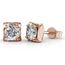 Mia- Swarovski kristályos fülbevaló - fehér fülbevaló