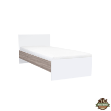  Miami egyszemélyes ágy 90x200 cm fehér-yorki tölgy ágy és ágykellék