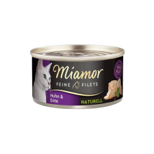 Miamor Feine Filets Naturell Chicken&Duck 80g macskaeledel