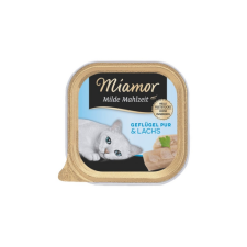 Miamor Milde Mahlzeit Poultry Pure&Salmon 100g macskaeledel