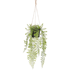 MICA Decorations függő vénuszfodorka műnövény 47 cm x 20 cm zöld dekoráció