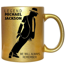 Michael Jackson – Bögre, változtatható felirattal, exkluzív színekben bögrék, csészék